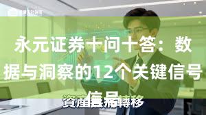永元证券十问十答：数据与洞察的12个关键信号